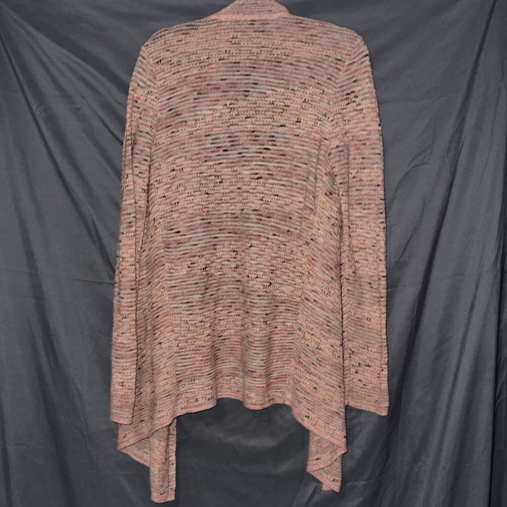 Asymmetric Drape Open Front Cardigan - image 7